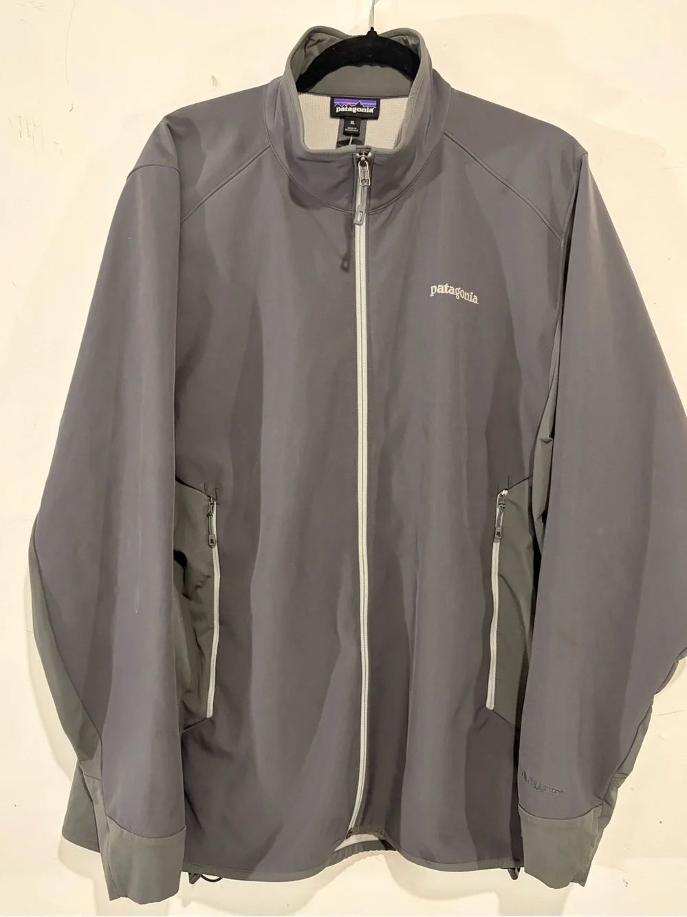 Patagonia Adze HYBRID Jacket Men’s XL Gray Softshell Polartec Windbloc